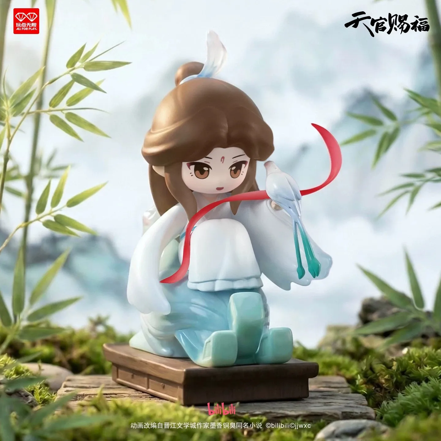 New Genuine Heaven Official's Blessing Spirit Fortune Auspicious Series Blind Box Anime Collectible Figure Desktop Ornament Gift view 3