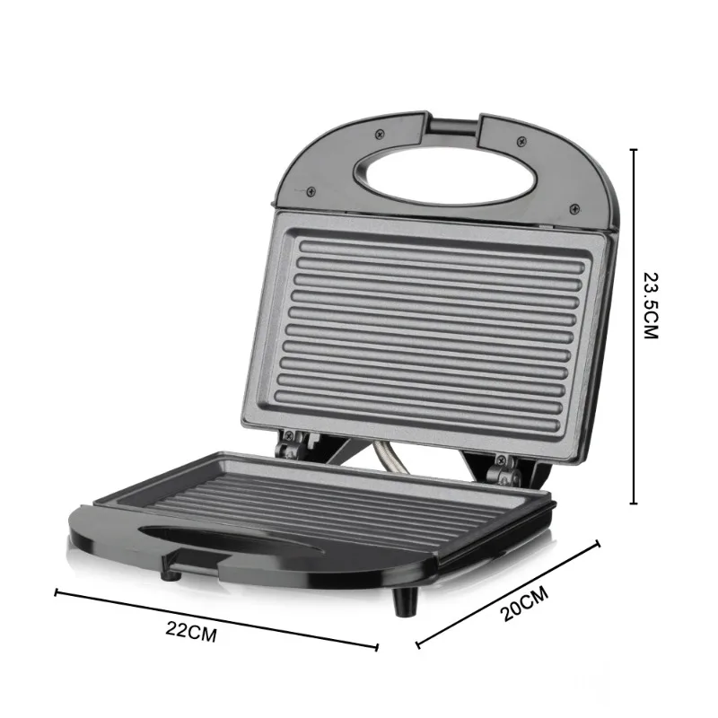 

Double Sided Heated Sandwich Maker Waffle Breakfast Maker