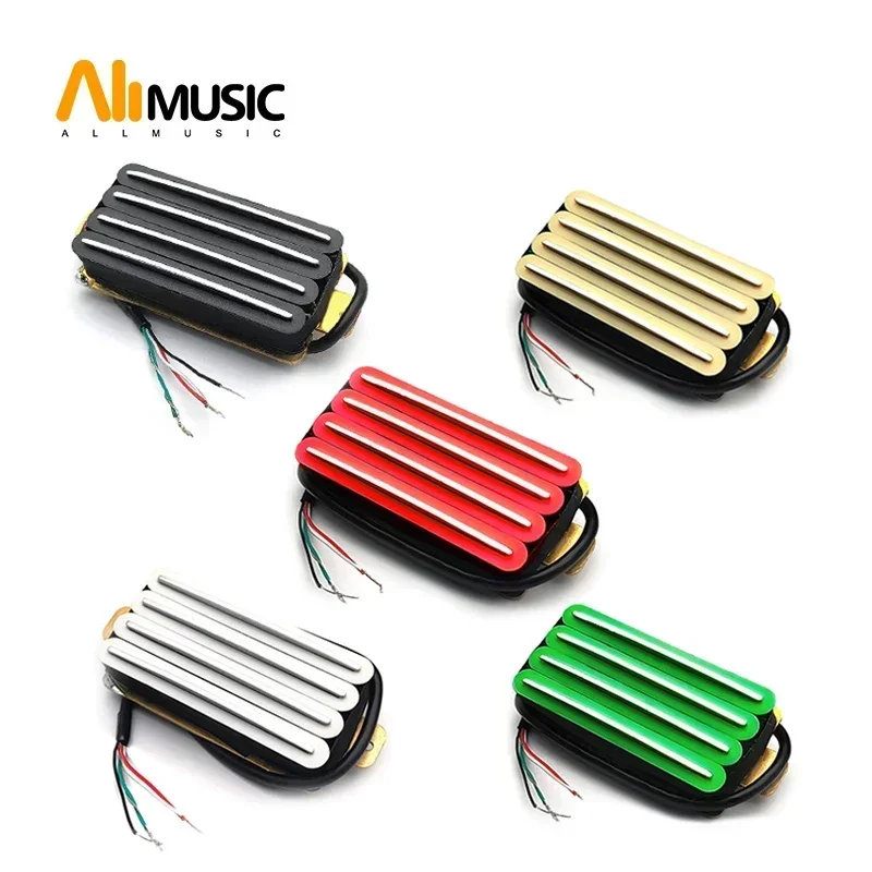 Double Rail 2-Dual Blade Electric Guitar 18K High Output Track Type Four Coil Humbucker Pickup Multi Color