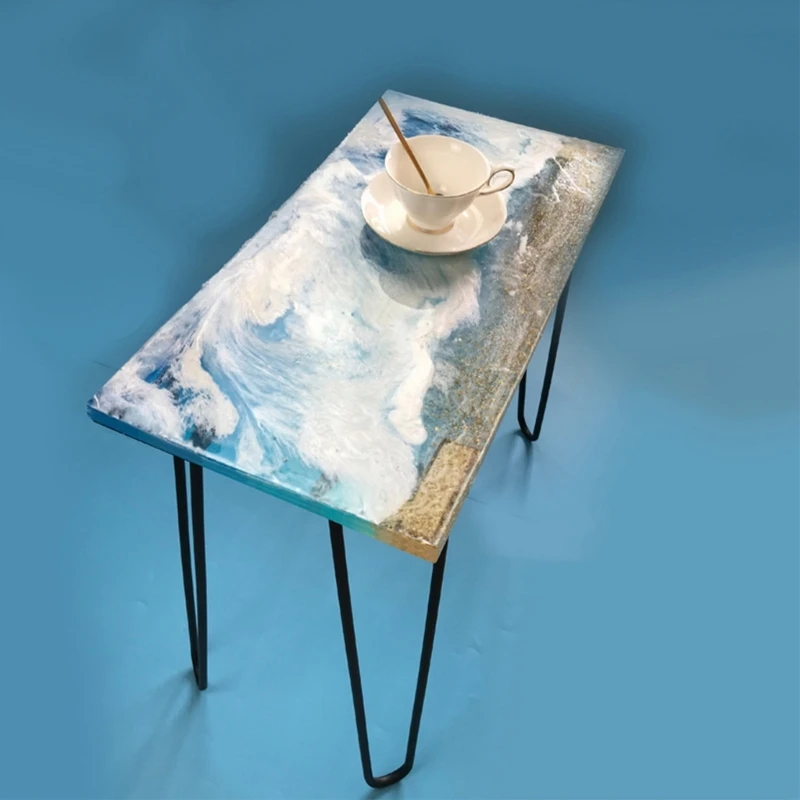 

1 шт. 60*31 см смоляная форма для лотка прямоугольная столешница силиконовая форма подставки лоток силиконовая форма