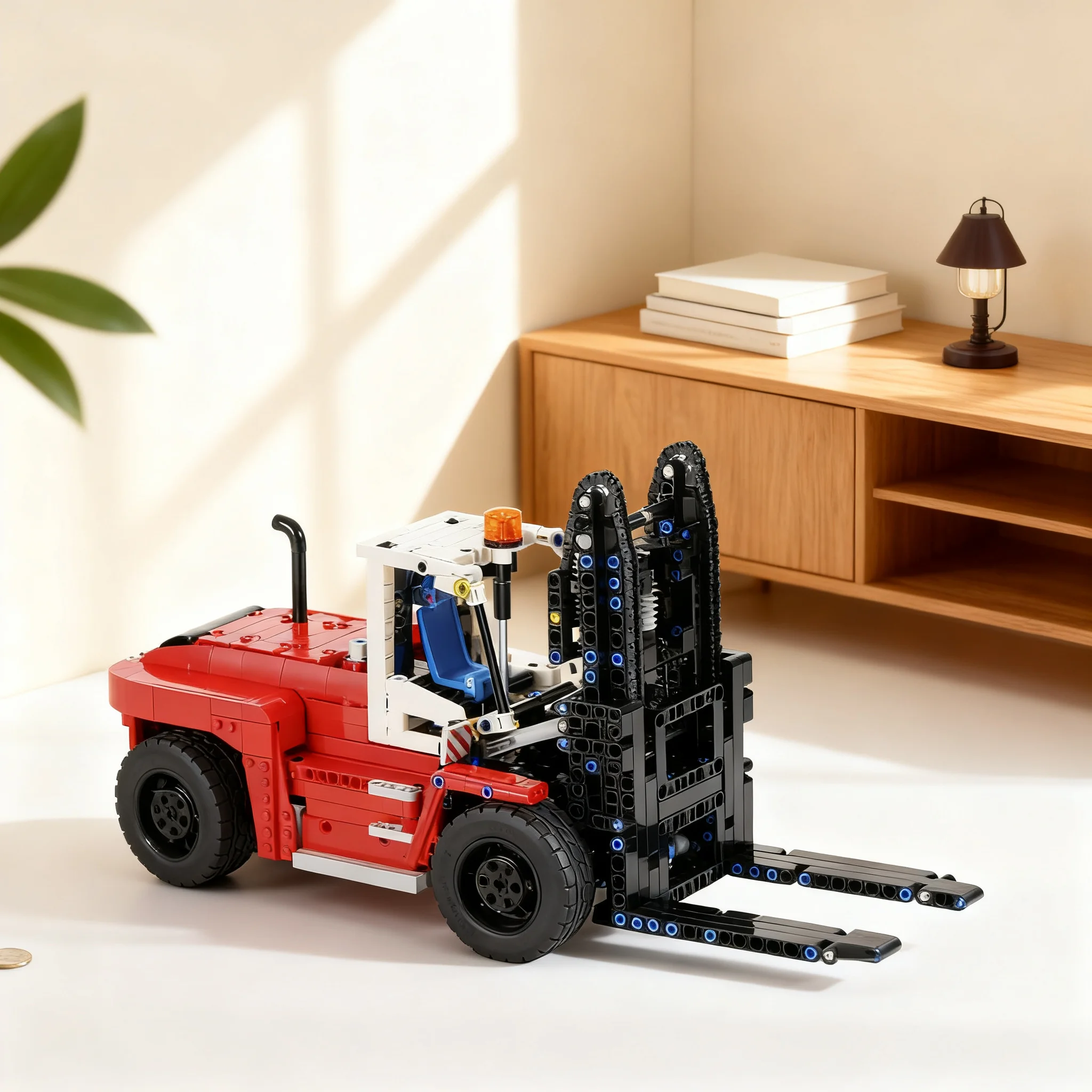1116pcs MOC Technical Bigger Forklift Model Building Blocks Construction Toys Christmas Gifts Birthday Creative Idea Kids DIY