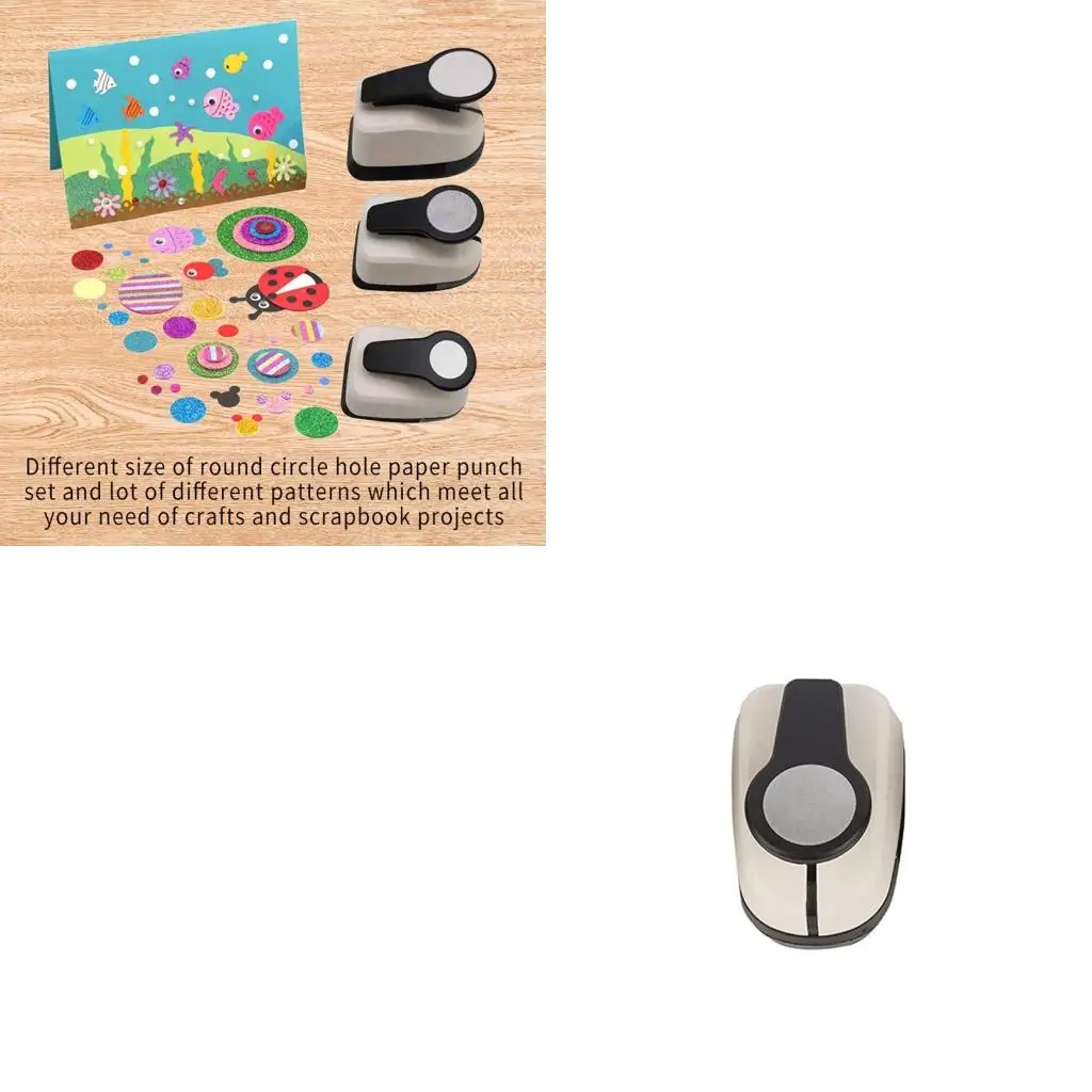Craft Paper Round Hole Puncher for Kids DIY aRT Craft Project Scrapbooking