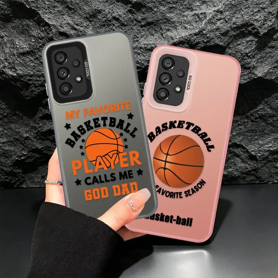 Basketball Graphic Phone Cover Case for Samsung Galaxy A57 A23 A26 A17 A20s A24 A25 A13 A14 A15 A16 A37 A34 A12 A35