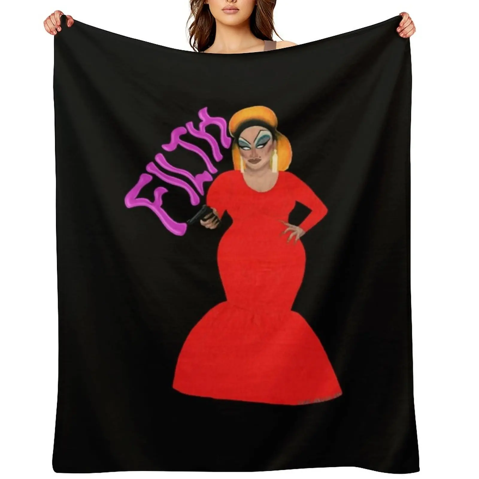 

Divine Filth Throw Blanket Soft Plush Plaid Sofa Baby Stuffeds Blankets