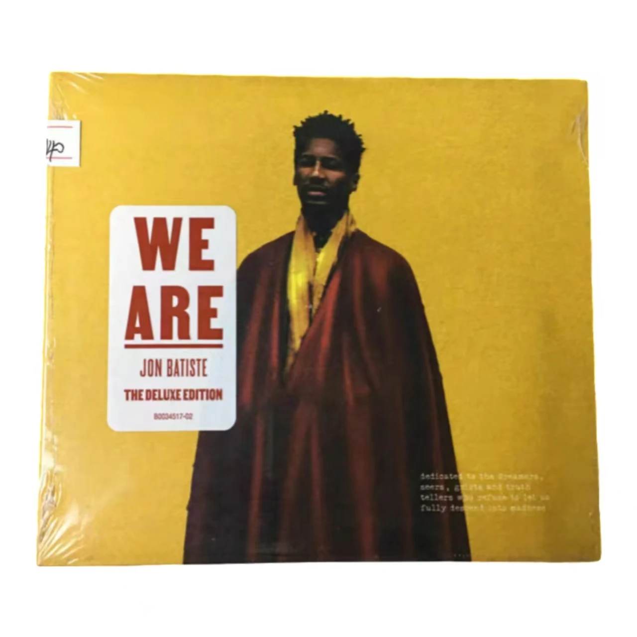 

Jazz & Fusion Jazz Album Jon Batiste Music CD We Are Music Record 2021 Grammy Award-Winning Album Cosplay Soundtracks Box Gift