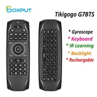 G7 BTS5.0 Air Mouse Gyroscope Mini Keyboard Backlight Wireless IR Learning Android Smart TVBOX Remote Control