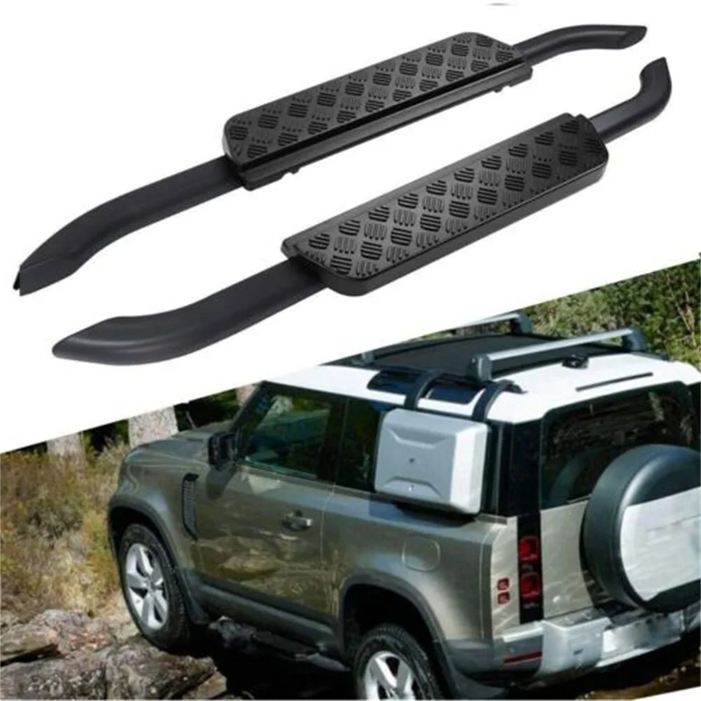 

2Pcs Running Board Nerf Bar Side Step Fits for Land Rover Defender 90 2D L663 2020-2024