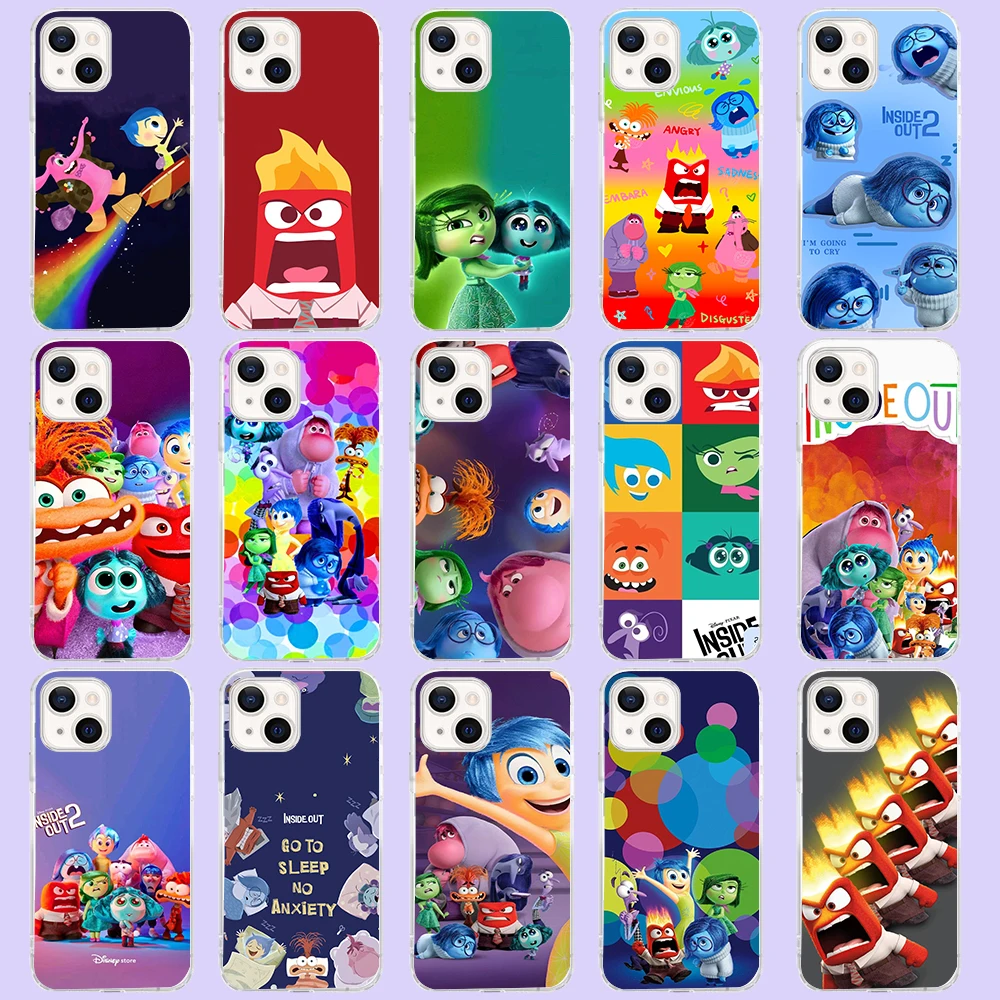 Soft Case For Moto G50 G60 G200 E22I Edge 20 30 S30 40 Neo Ultra 50 Fusion Lite Pro SD-37 Cartoon I-Inside Out 2