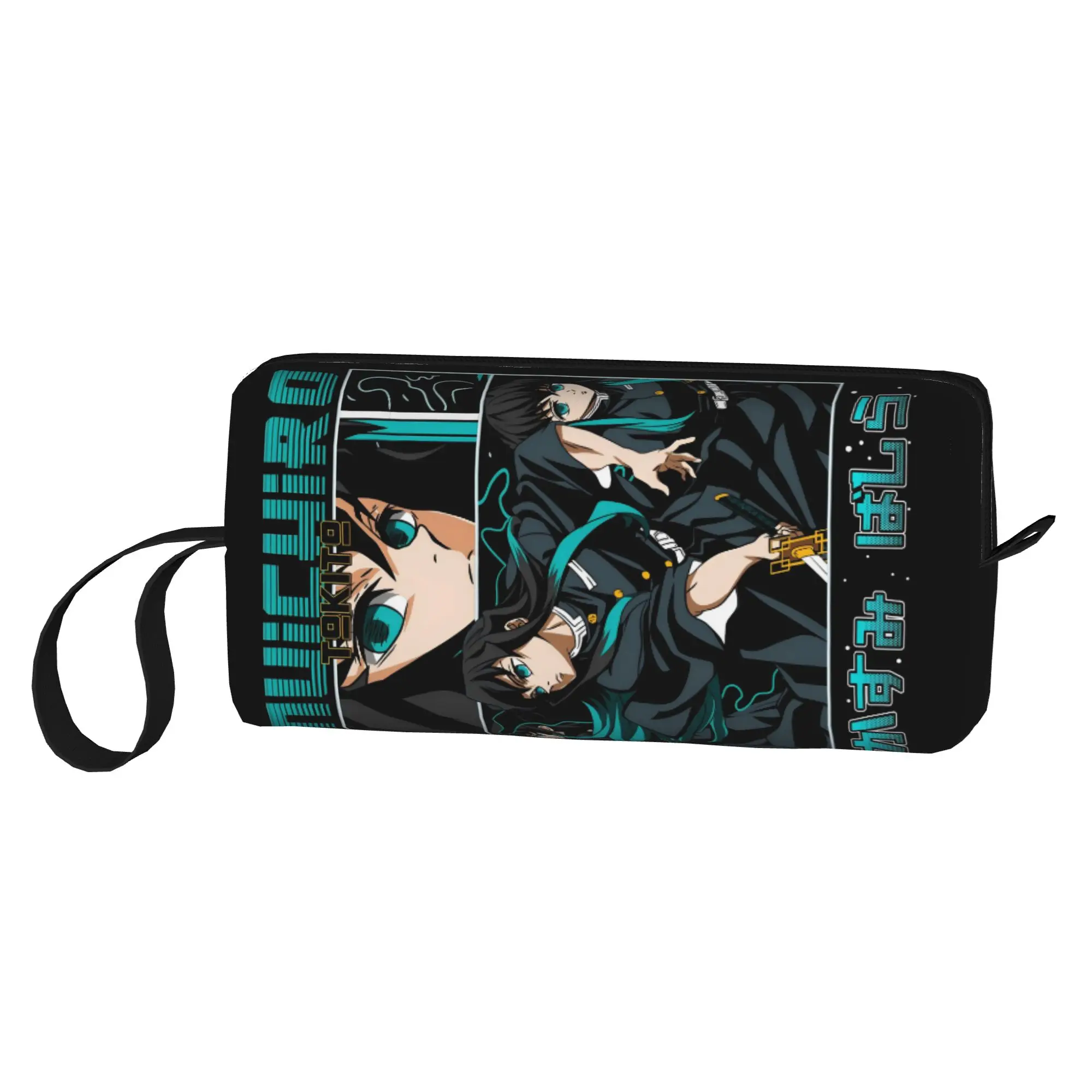 Custom indifferenceMist Pillar  Travel Cosmetic Bag Demon S-Slayer Makeup Toiletry Organizer Ladies Beauty Storage Dopp Kit
