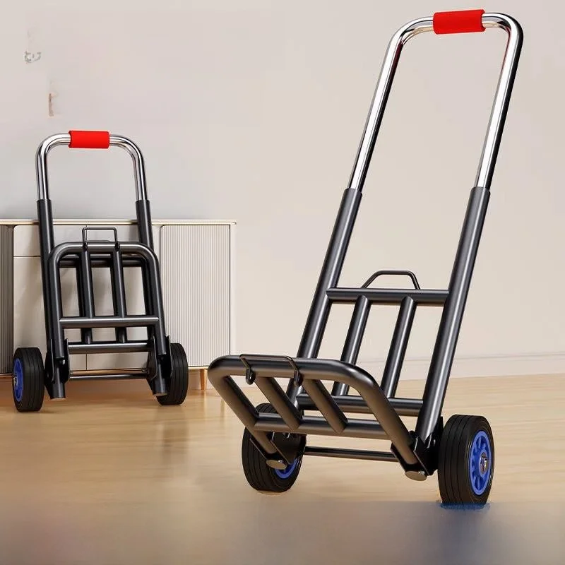 portable-hand-pulled-shopping-cart-foldable-stainless-steel-metal-vegetable-buying-hand-truck-lightweight-trolley