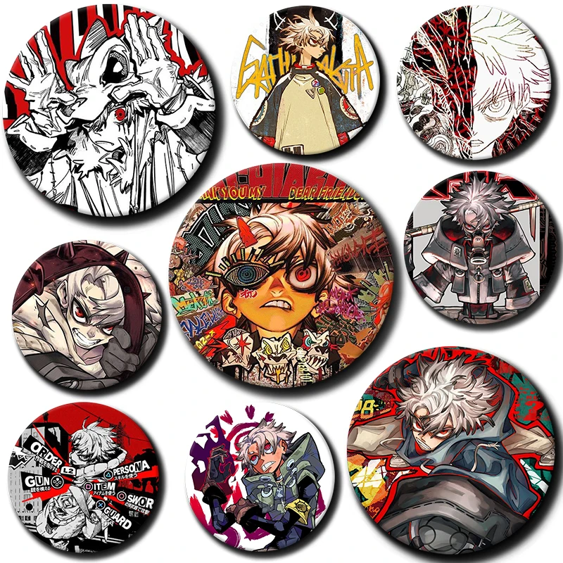 

58mm Cartoon Character Rudo Surebrec Button Pin Tinplate Badge Anime Brooch Creative Badge for Backpack Clothes Decoration Gift