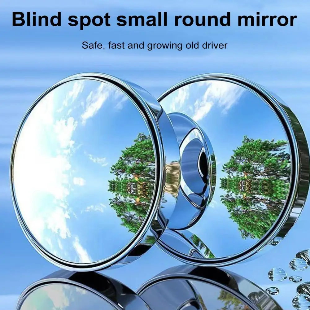 

Side View Mirror Frameless Side Mirror Set for Car Blind Spot Rearview 360-degree Adjustable Wide-angle Lens Design Auto Parts