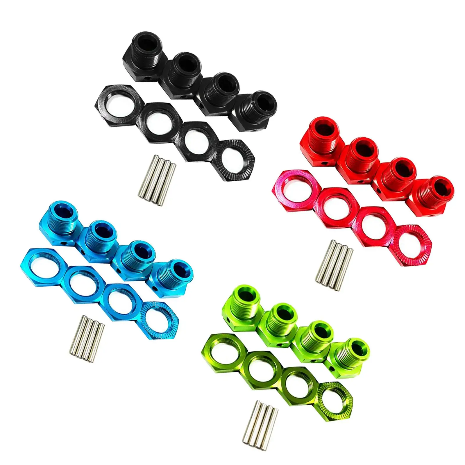 Hex Wheel Hubs Adapter 1:8 Replacement Assembly Vehicles Model Latch for RC Car
