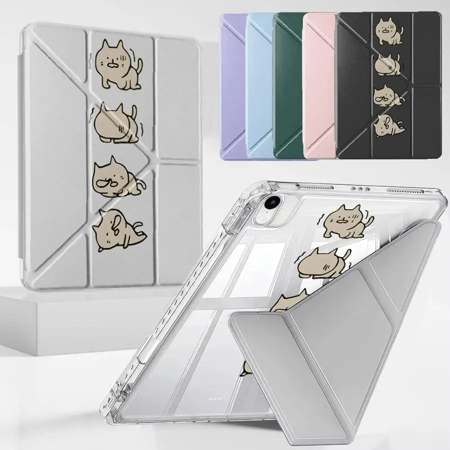 

Чехол-подставка Smash The Kitten для планшетов iPad Pro 11-го, 10-го, 9-го, 8-го, 7-го поколений, 12.9-дюймовых Pro 2025, Mini 6, 7, Air 4, 5, M3, M2, M4, 11-дюймовых моделей