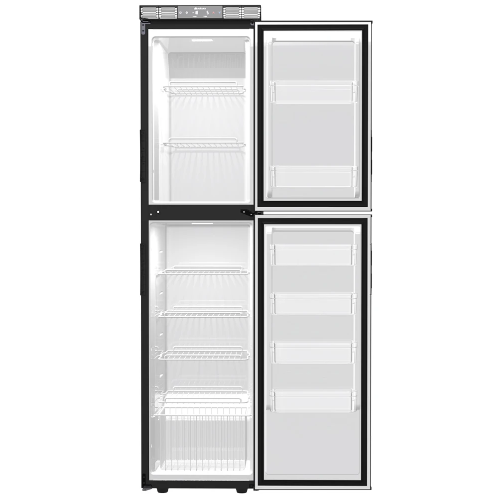 185L DC 12V Dual Zone Compressor Caravan Refrigerator for Electrical Systems