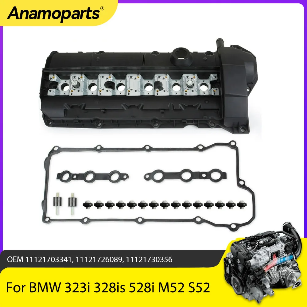 Motor částí klapka obal vhodný 2.5 2.8 L M52 S52 pro 96-00 BMW E36 E39 323i 323is 328i 328is 528i M3 Z3 2.5L 2.8L plyn 11121703341