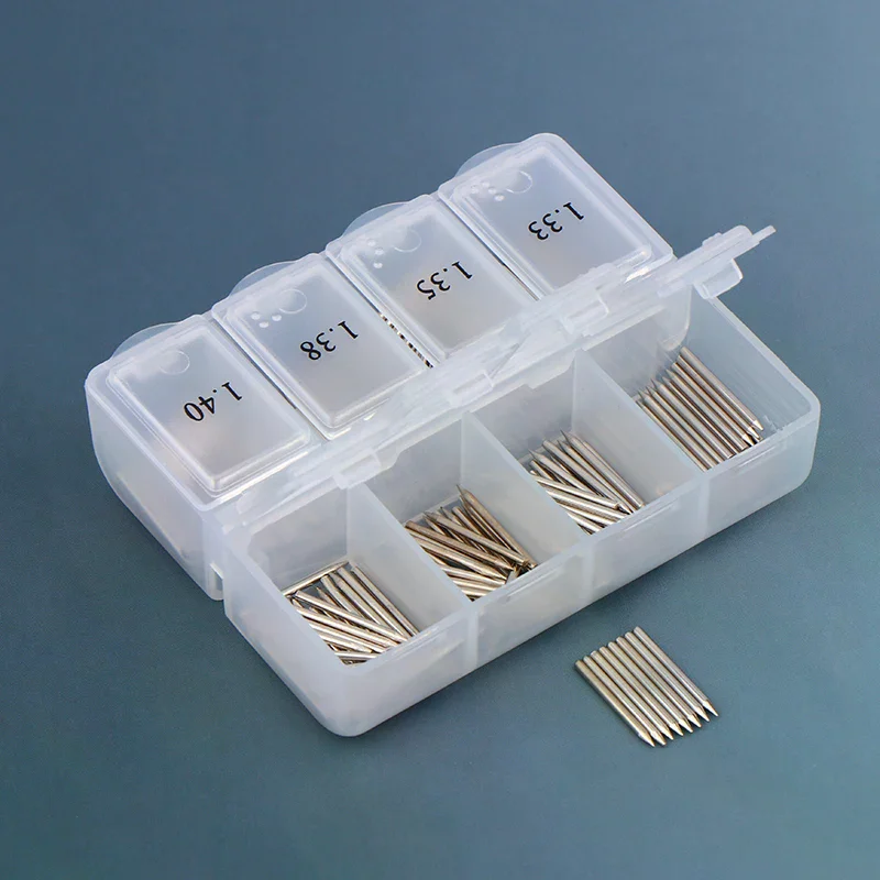 ピアノ部品 チューニング メンテナンス ヒッチングマシン シャフトネイル 修理ツール 1635C シャフトネイル シェンダニードル プラスチック収納ボックス