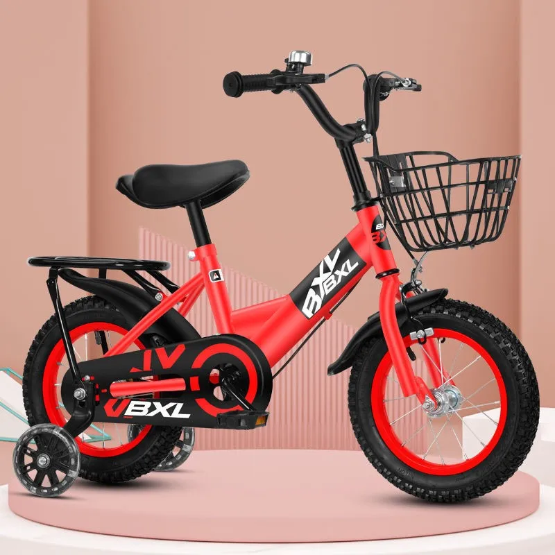 

New Children's Bicycles For Boys Girls Aged 3-5-6-9 Baby Bikes 12/14/16/18 Inches Road Bikes Bicycle New 2024 Auxiliary Wheels