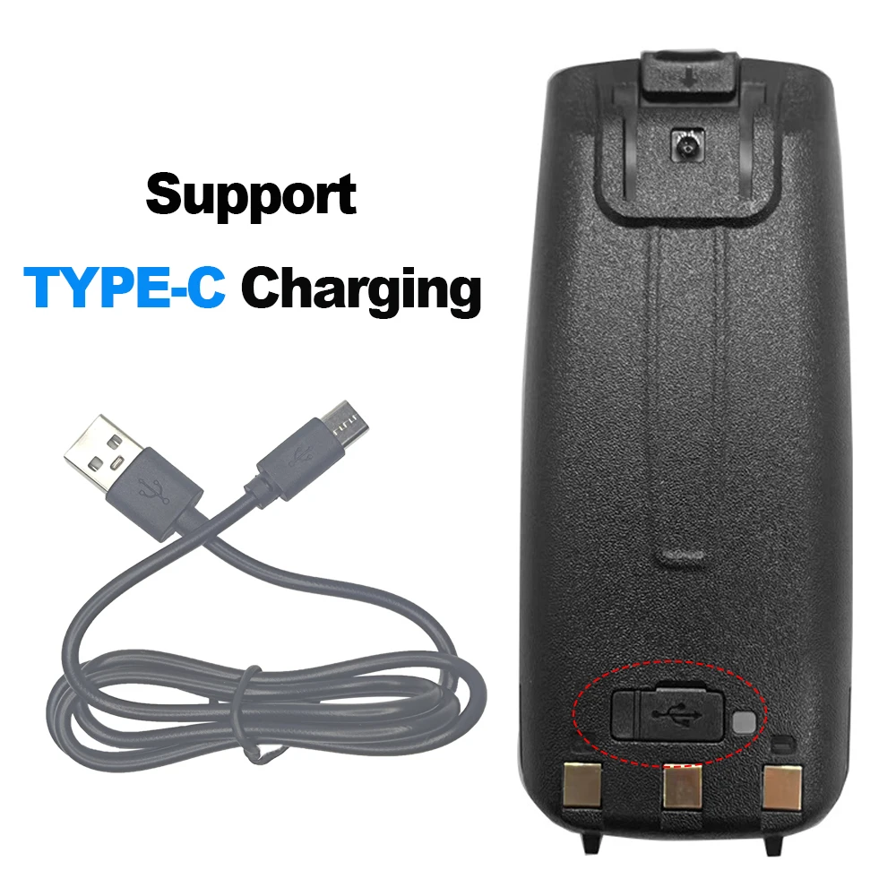 BAOFENG BL-UV29 Original Battery 2500mAh 8.4V for UV-29 Walkie Talkie pro Max Two Way Radios Extra Type-C Charging