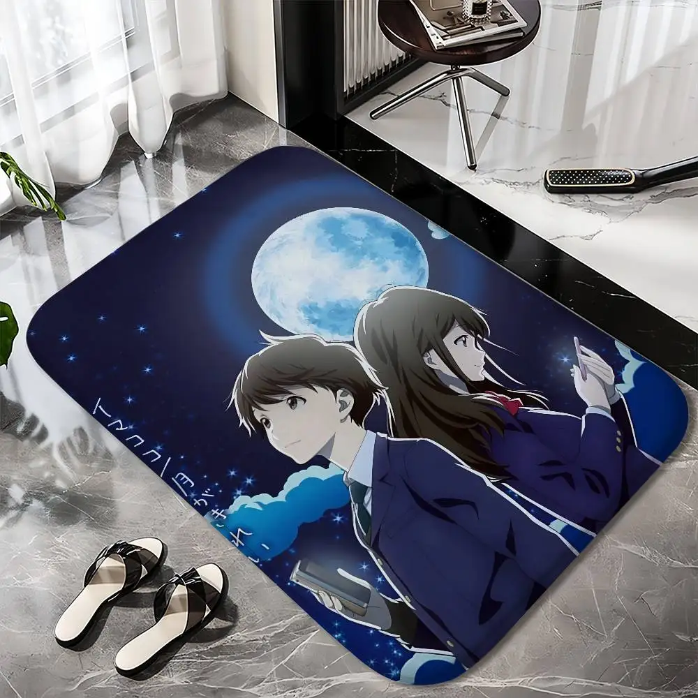 

Tsuki Ga Kirei Floor Mat Printed Large Carpets Room And Bedroom Carpets Bathroom Anti Slip Door MATS Small Carpets