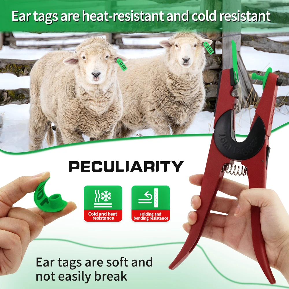 100 adet koyun kulak küpesi pe - Livestock Ear Tag incelemesi ve fiyatı