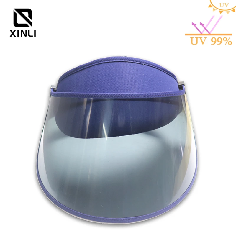 

Summer Transparent Breathable Golf Sun Hat with UV Protection Factor 99% Suitable for Camping, Beach Fishing and Sun Visor