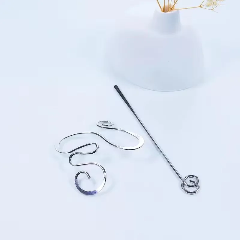 Schlichtes Design, unregelmäßig geformte Haarspange aus Legierung, vielseitiger und eleganter Haarschmuck für Damen im Alltag. – Detail 8