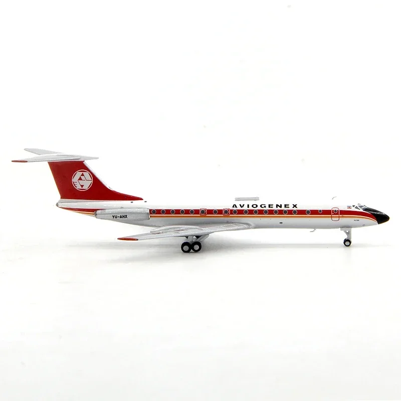 1/400 Scale PandaModel 52303 Aviogenex Aviation Chart TU-134A YU-AHX Passenger  Aircraft Model Collection Toy Gift