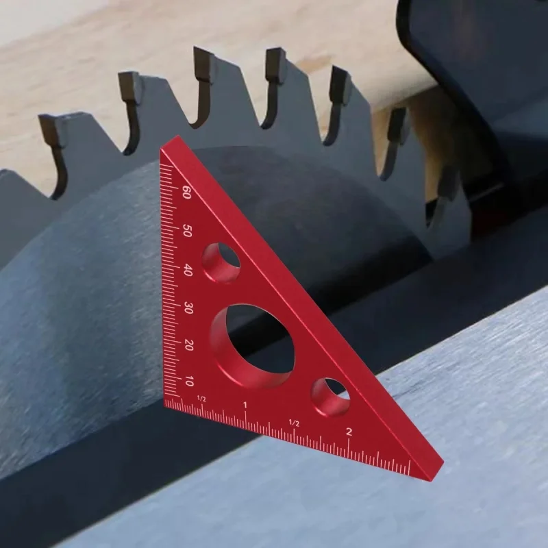 1PC Rechtwinklig Kennzeichnung Lineal Platz Zimmerei Professionelle Tischlerei Holz Carving Diy Werkzeuge Tisch Sah Zubehör – Detail 11