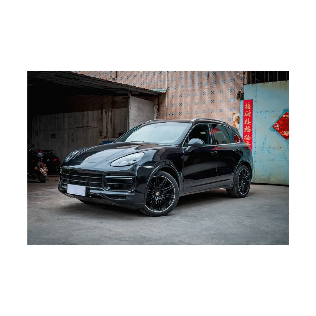 High Quality Body Kit for Porsche Cayenne 958.1 2011-2014 Change to 9Y0 2018 Turbo Include Front Bumper with Grille Headlights