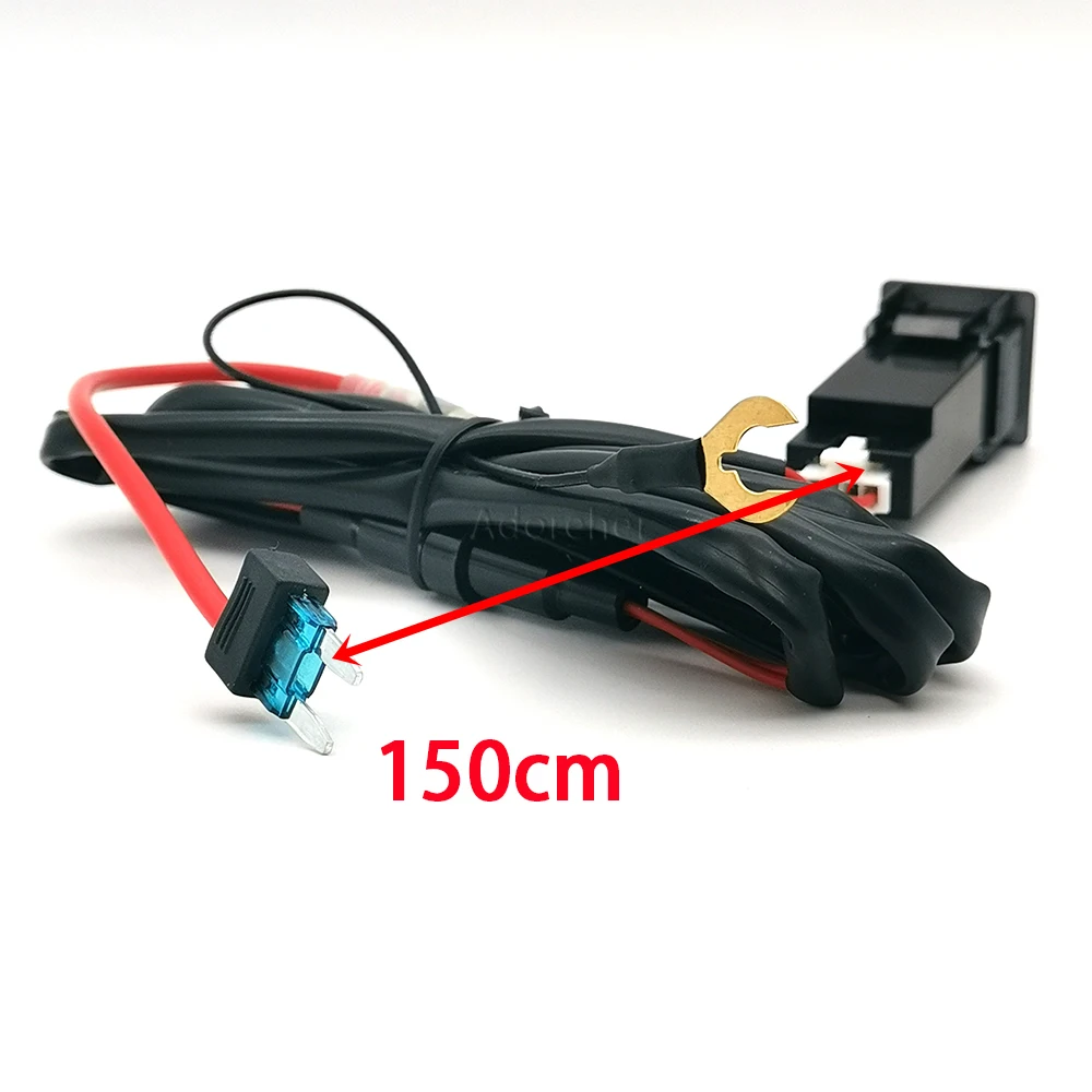 Compatible For ISUZU D-MAX 2021 2022 2023 Accessories Car White LED Light Type-C PD Interface Socket Car Charger Adapter view 3