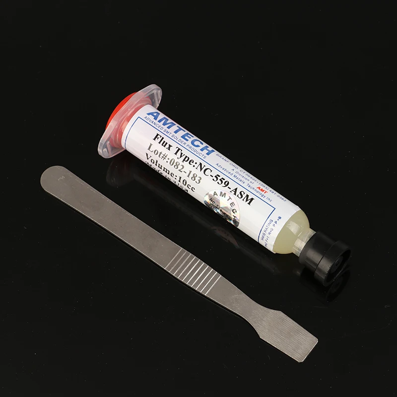 

1 Set Solder Flux 10cc Flux NC-559-ASM-UV Solder Paste For Phone LED BGA SMD PGA PCB Repair + Needles Rework Tools