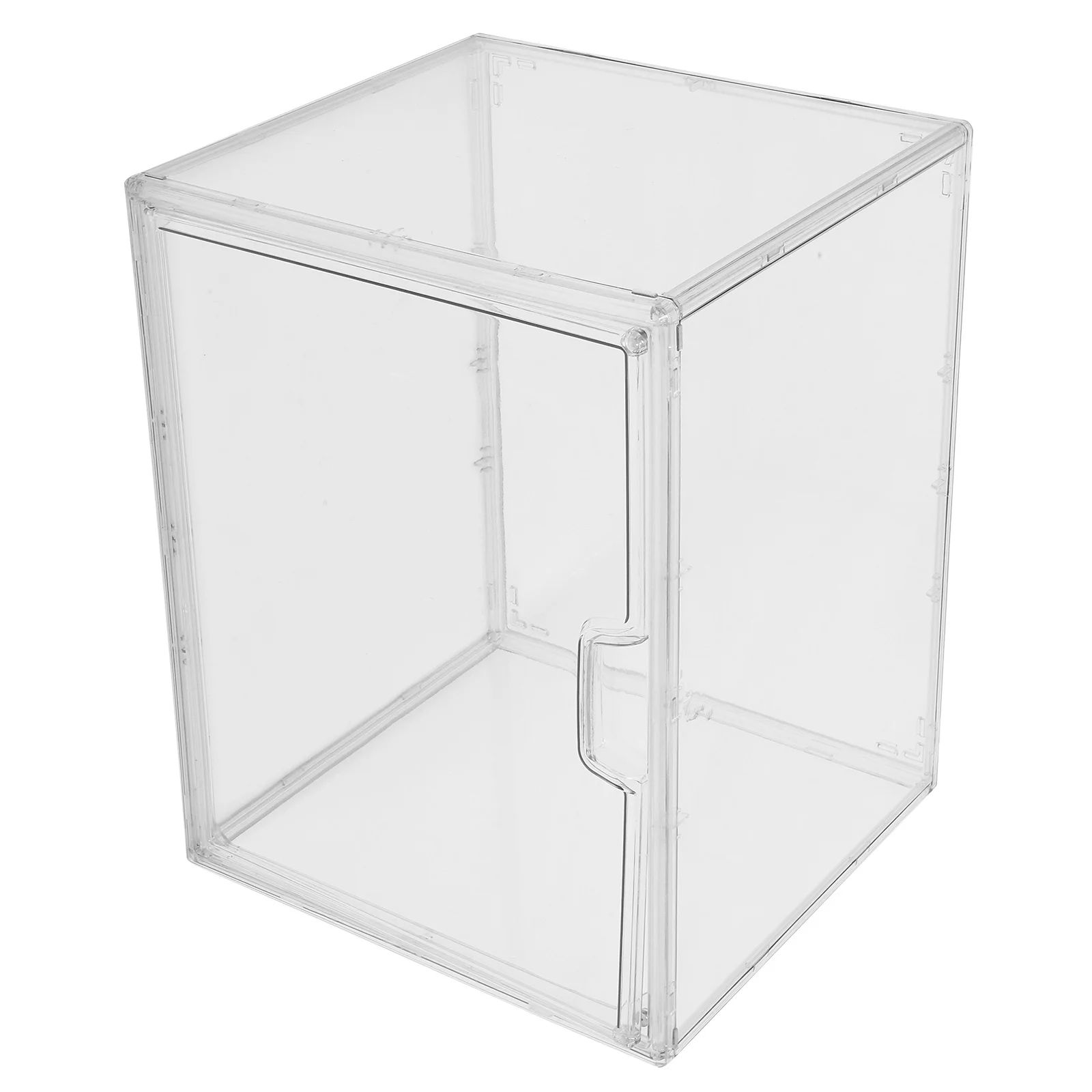 

Clear Acrylic Bread Box for Kitchen Countertop Storage Stackable Bread Keeper Organizer Container for Home Bakery Shop