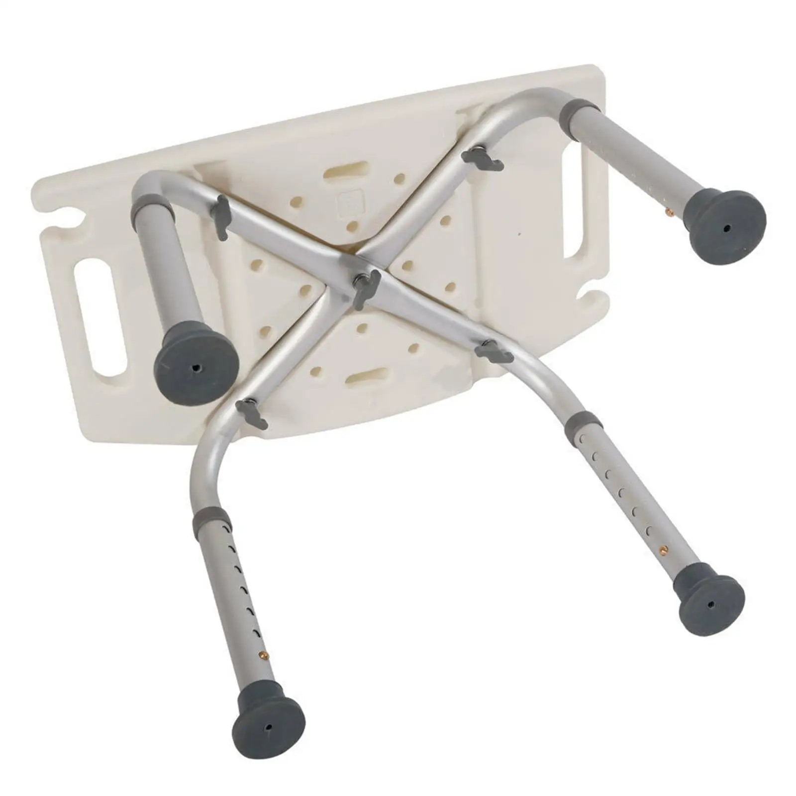 Anti Slip Bath Seat Shower Bench Heavy Duty Aluminum for Disabled Elderly Safety Bathroom Stool