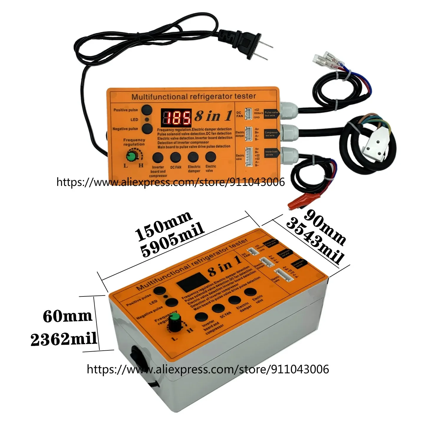 Refrigerator Inverter Board, Compressor, Solenoid Valve, Fan, Air Door, Electric Valve, Testing Instrument, Fault Tool