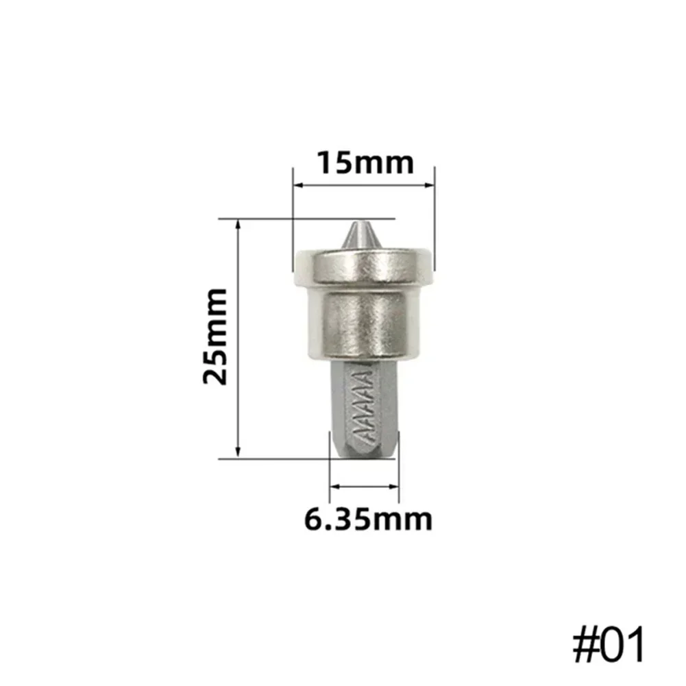 

PH2 Magnetic Positioning Drywall Screwdriver Tip Bits 25/50mm Gypsum Board Plasterboard Screws Locating Batch Head Drilling