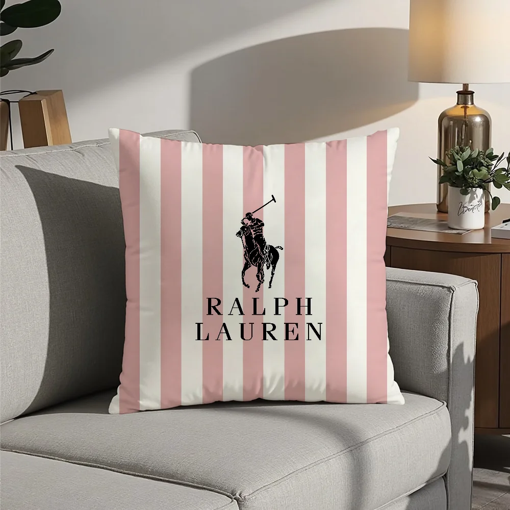 

R-Ralph L-Lauren-Polo Pillow Case Plush Fabric Soft Pillowcase Double Sided Print Cushion Cover Household Gifts