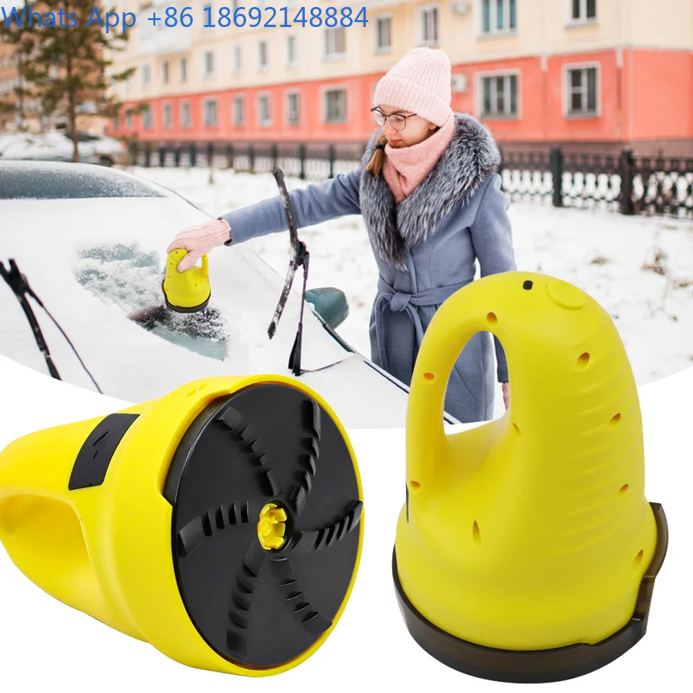 Electric Snow and Ice Scraper for Car Windshield Multi Functional Defrosting Tool