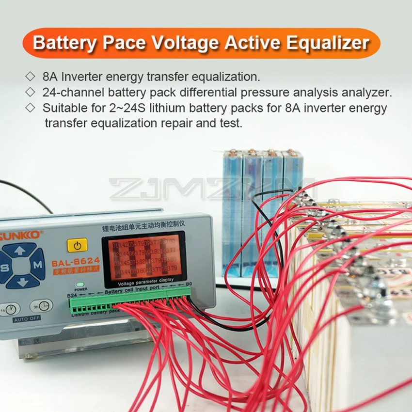 BAL-5624/8624 5A aktywny korektor litowy z akumulatorem litowym falownik nieniszczący Transfer wysokiej mocy narzędzie do szybkiej naprawy 2-24S