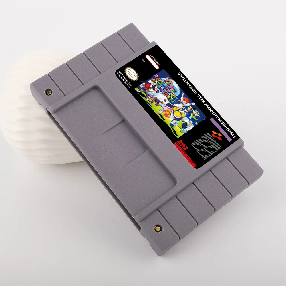 Twinbee - لعبة Rainbow Bell Adventure RPG لـ SNES 16 بت بطاقة الألعاب لـ USA NTSC إصدار SNES وحدة تحكم ألعاب الفيديو لنينتندو