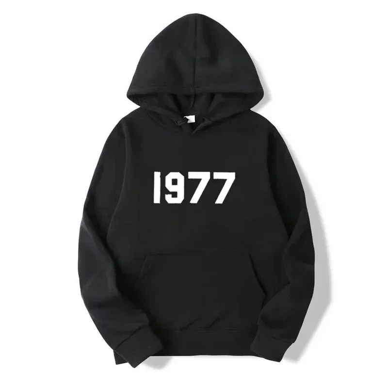 1977 Nueva moda Sudaderas con capucha para hombres y mujeres Marca de calle Hip Hop Venta caliente de alta calidad Sudaderas con capucha deportivas para hombres y mujeres