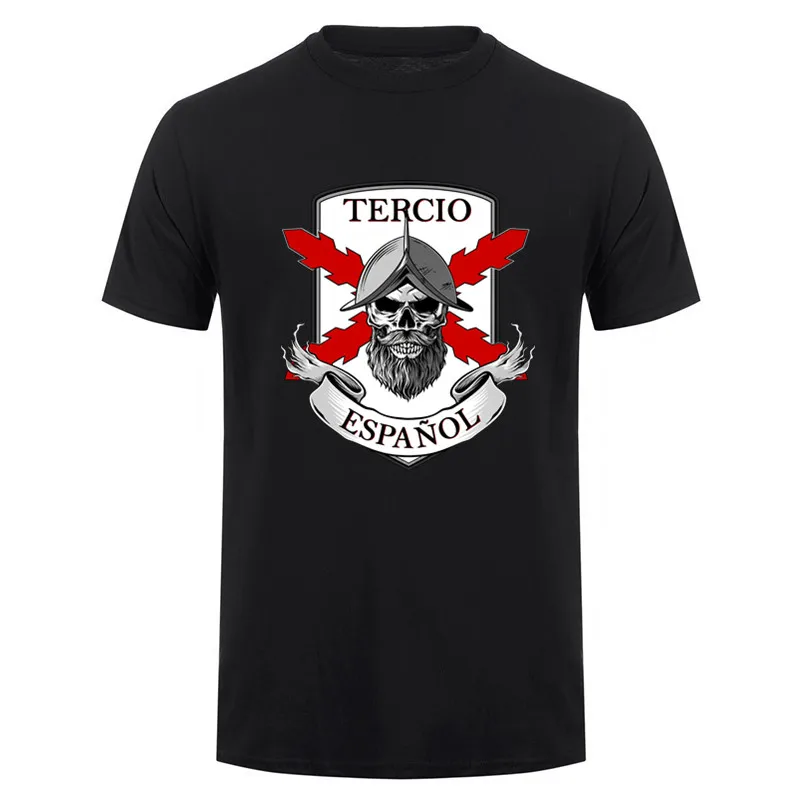 Camiseta Burgundy Cross Cruz De Borgoña Spanish Tercios Blas Lezo, camisetas de manga corta con cuello redondo, ropa de regalo DY-418