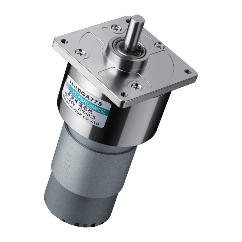 

Factory Customized 60GA775 Gear Motor 24V 12 Volts High Torque 5-600rpm Permanent Magnet Dc Electric Motor