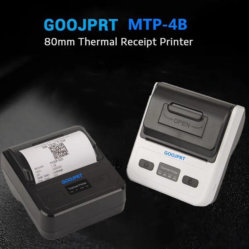 goojprt polegada interface bluetooth impressora de recibos sem fio conectado com telefone computador pos bill impressora termica 01