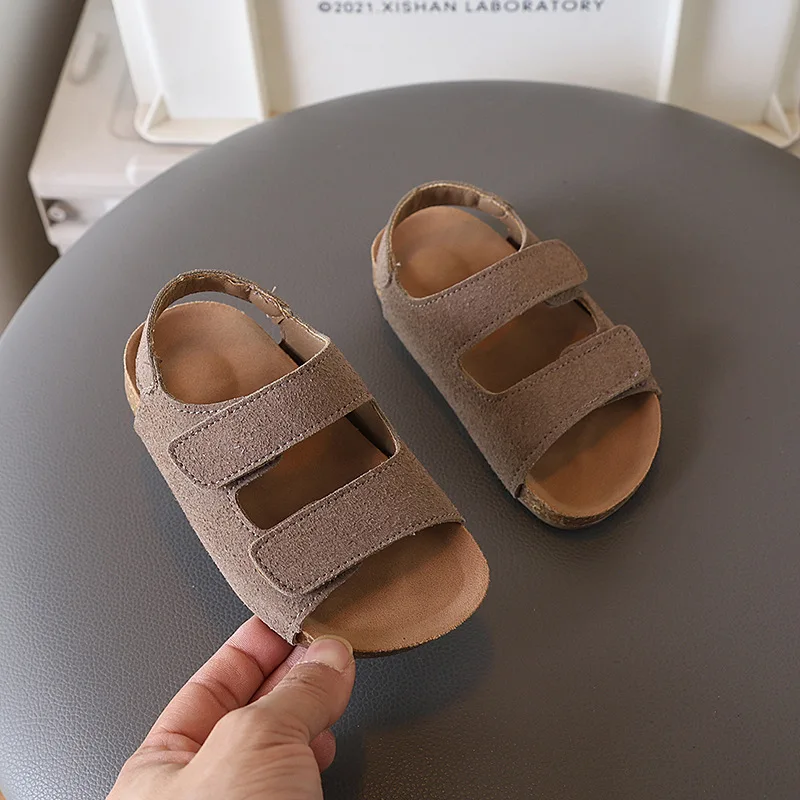 Boсоноški ماركة صنادل أطفال 2025 الصيف الرجعية فتاة أحذية لينة وحيد أحذية الصبي عادية الكلاسيكية Alllmatch صنادل للبنات Sandalias Niño #3