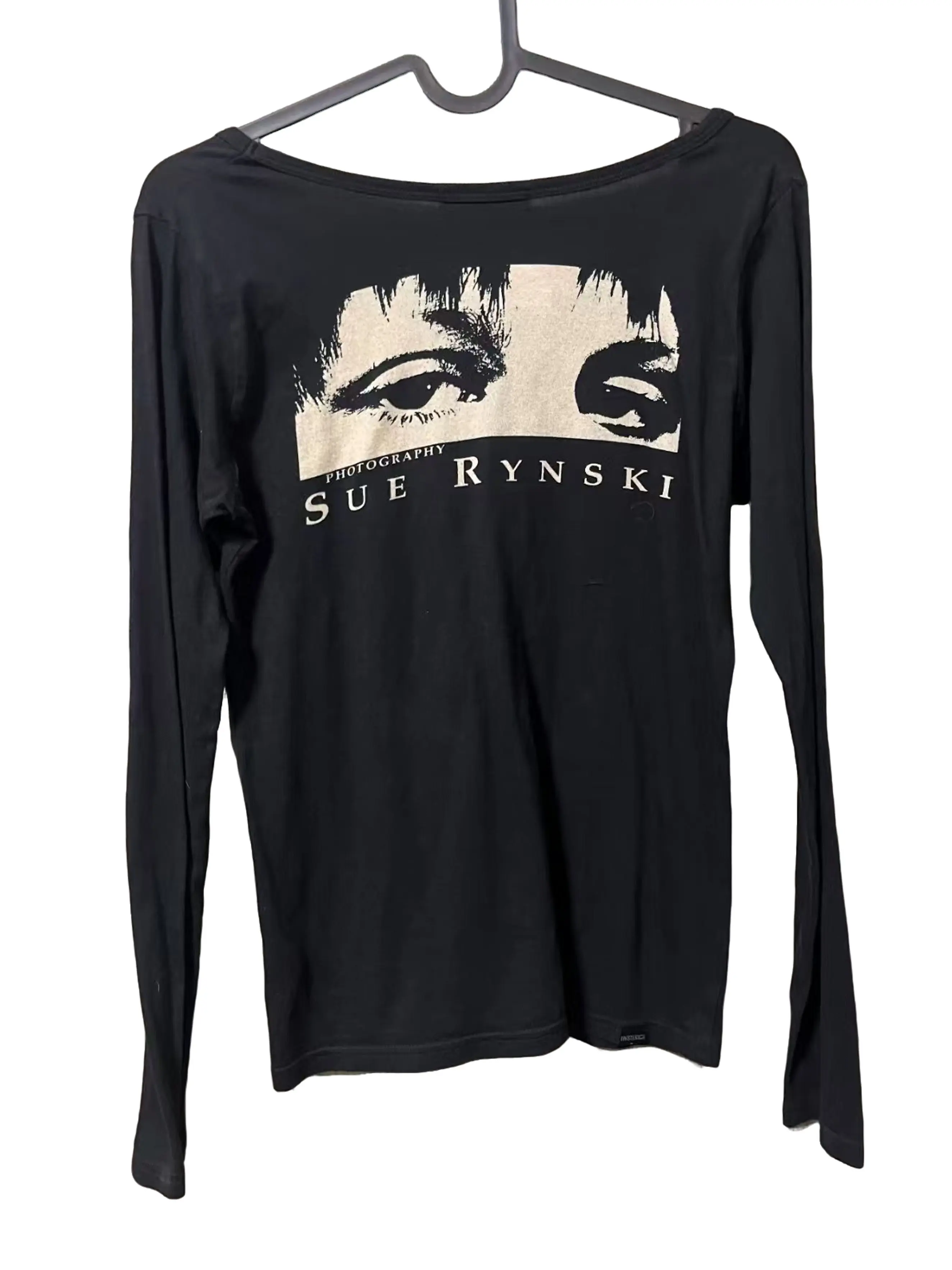 Hysteric glamour rock black print long sleeve t-shirt