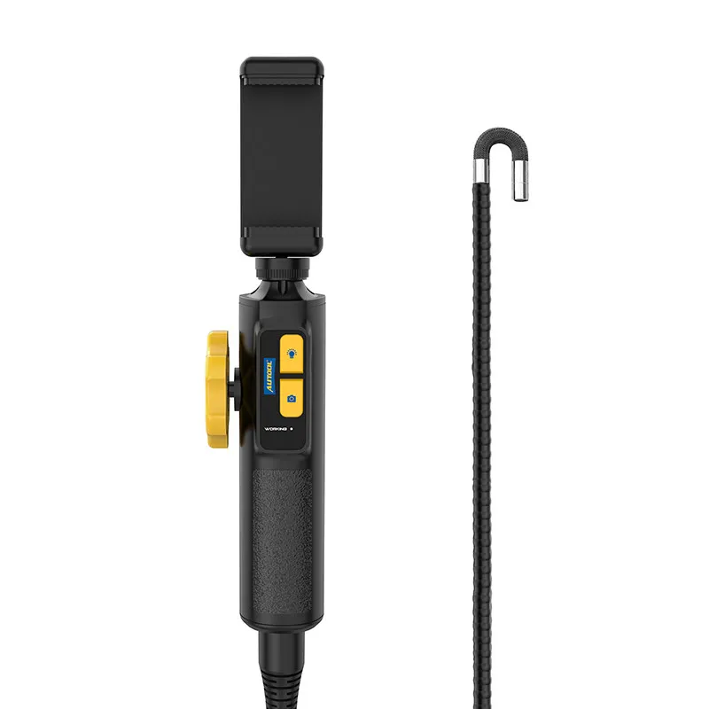 Mobile phone endoscope car repair Engine cylinder carbon deposition detection Waterproof probe Auto repair tool view 5