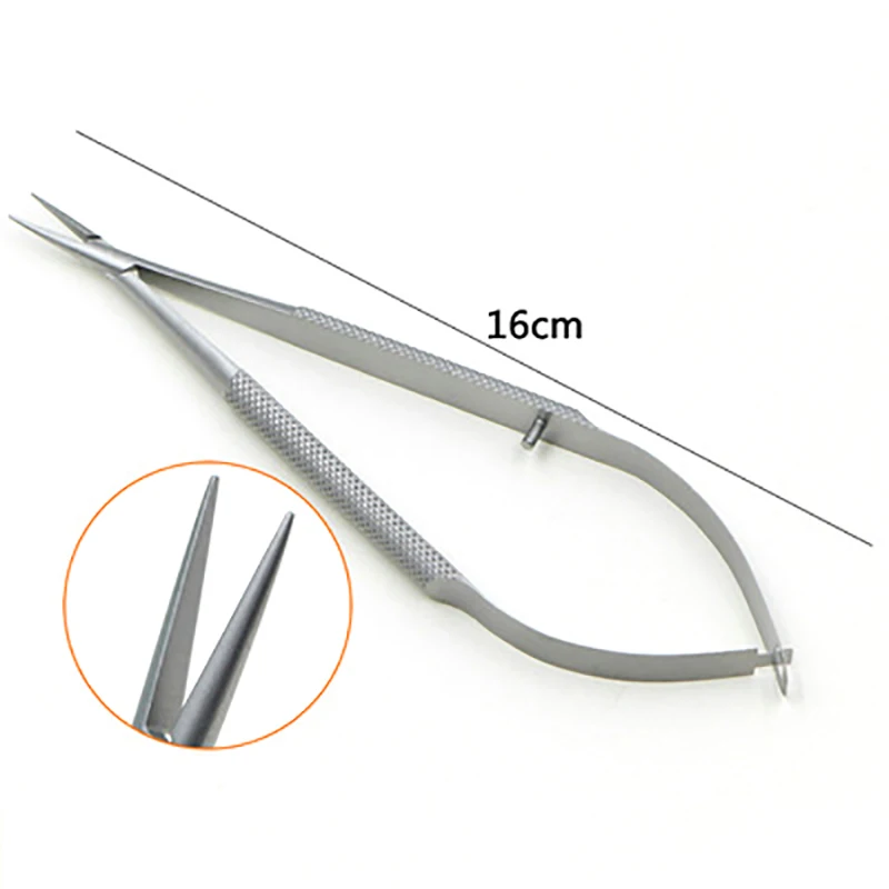 

Stainless Steel Straight Head 16cm Ophthalmic Microneedle Holding Forceps For Double Eyelid Surgery