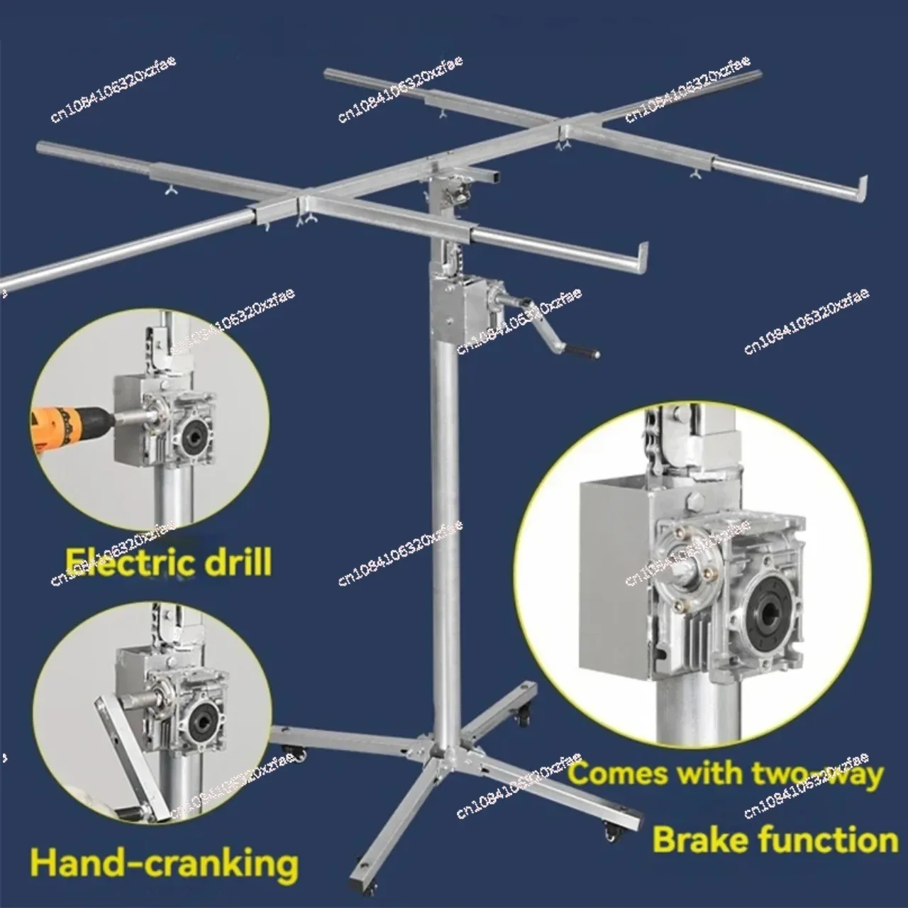 Lift Ceiling Artifact Woodworking Decoration Ceiling Sealing Wrench Swin 3.8m Electric Manual 3-in-1 Multi-function Gypsum Board