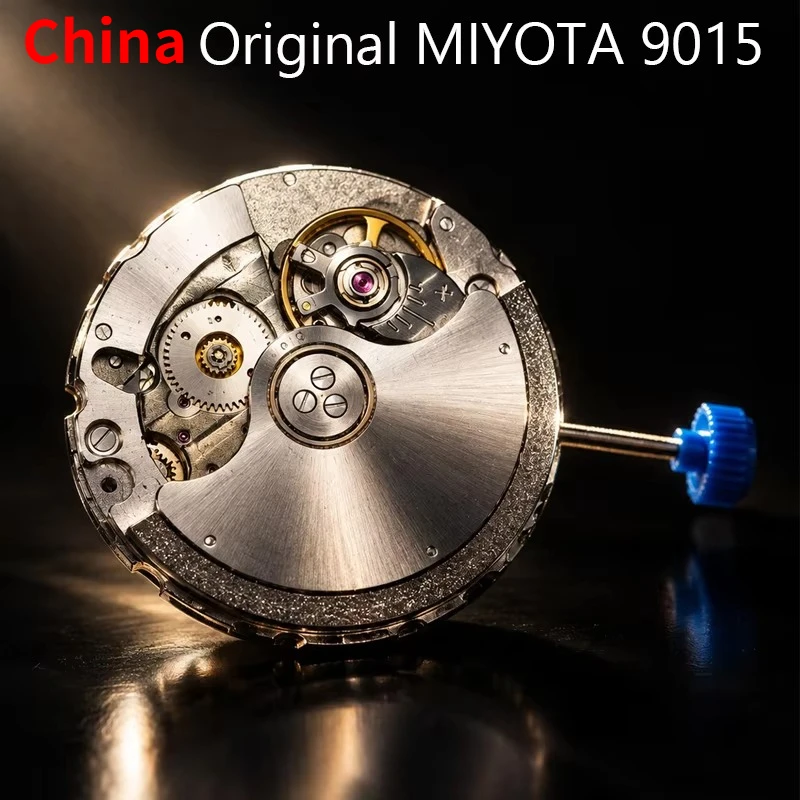 China miyota Original 9015 Mechanical Movement Ultra Thin 24 Jewels Automatic Self-winding Watchmaker Replacement Mechanism